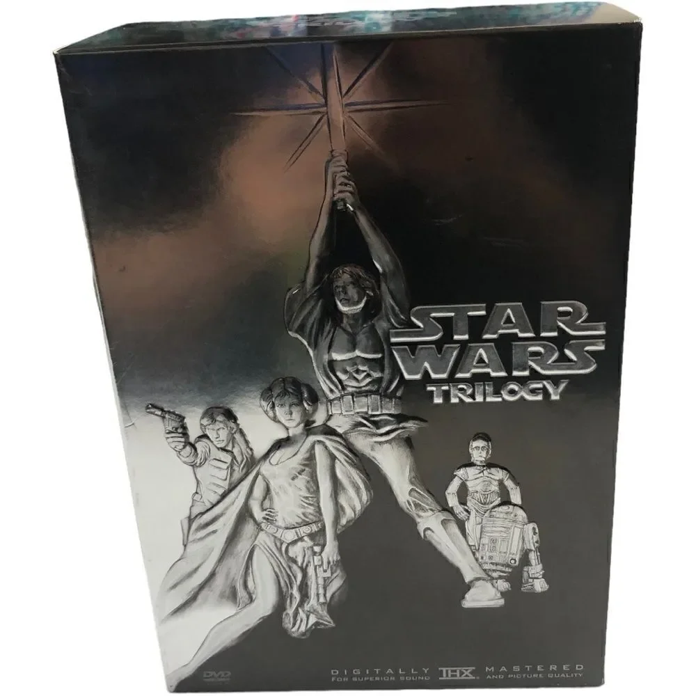 Star Wars 4-Disc DVD Trilogy Box Set - Picture 1 of 13